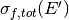 \sigma_{f,tot}(E')