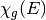 \chi_g(E)