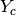 Y_c