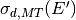 \sigma_{d,MT}(E')