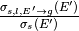 \frac{\sigma_{s,l,E'\rightarrow g}\left(E'\right)}{\sigma_s\left(E'\right)}